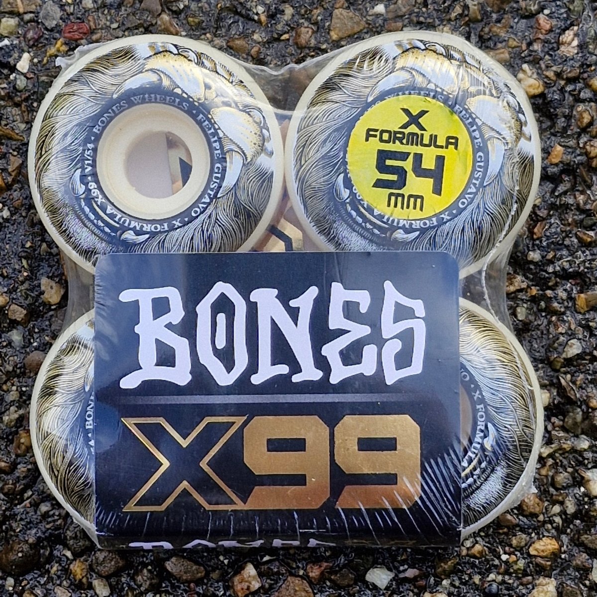 Bones X - Formula 99A Felipe Gustavo Mane Event V1 Standard Wheels - Skateboard - Rollen - Rollbrett Mission