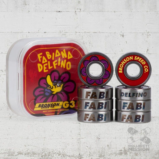 Bronson Speed Co. G3 Fabiana Delfino Bearings Kugellager - Skateboard - Kleinteile - Rollbrett Mission