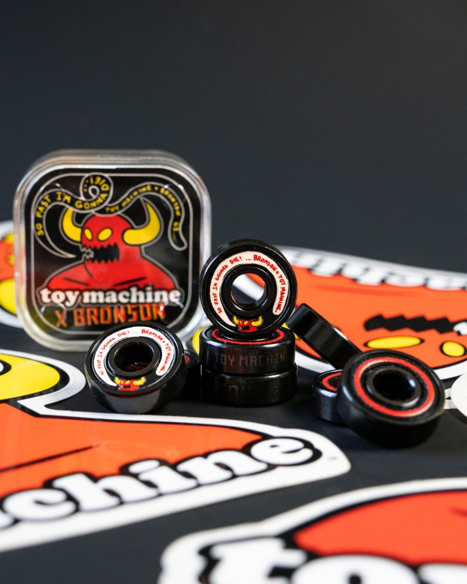 Bronson Speed Co. G3 X Toy Machine Bearings Kugellager - Skateboard - Kleinteile - Rollbrett Mission