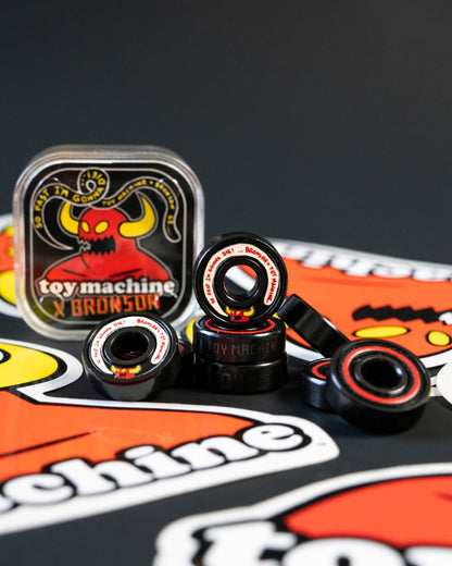 Bronson Speed Co. G3 X Toy Machine Bearings Kugellager - Skateboard - Kleinteile - Rollbrett Mission