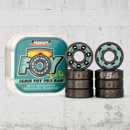 Bronson Speed Co. RAW Jamie Foy Pro Kugellager - Skateboard - Kleinteile - Rollbrett Mission