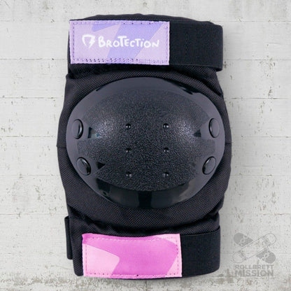 BroTection Schoner Basic Protection Set Purple Block - Skateboarding - Schutzausrüstung - Rollbrett Mission