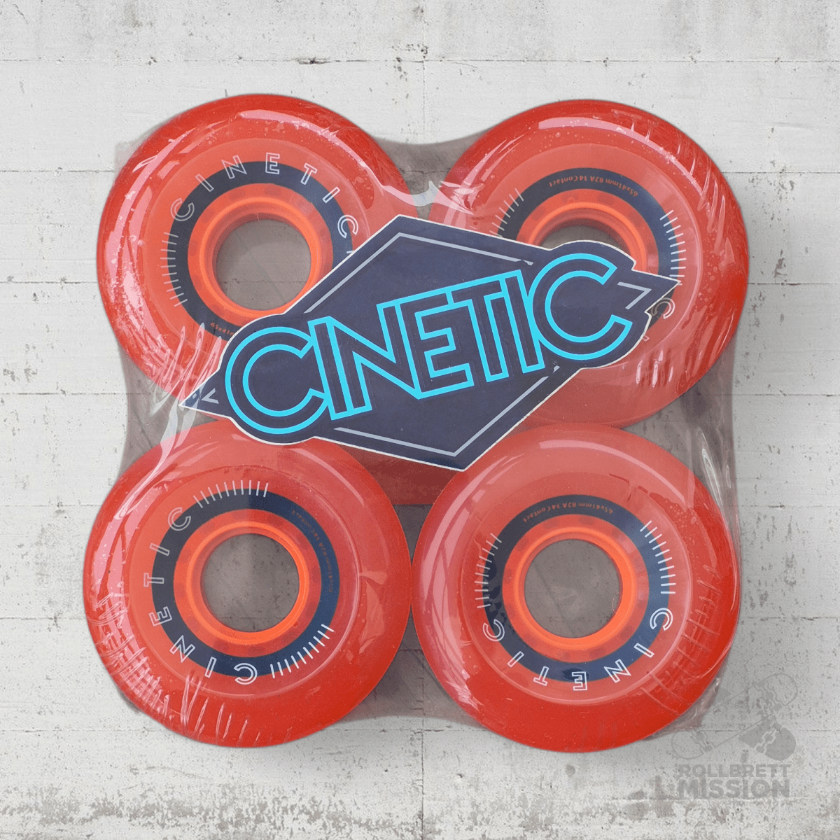 Cinetic Cygnus 65mm 82A Cruiser Longboard Wheels - Skateboard - Rollen - Rollbrett Mission