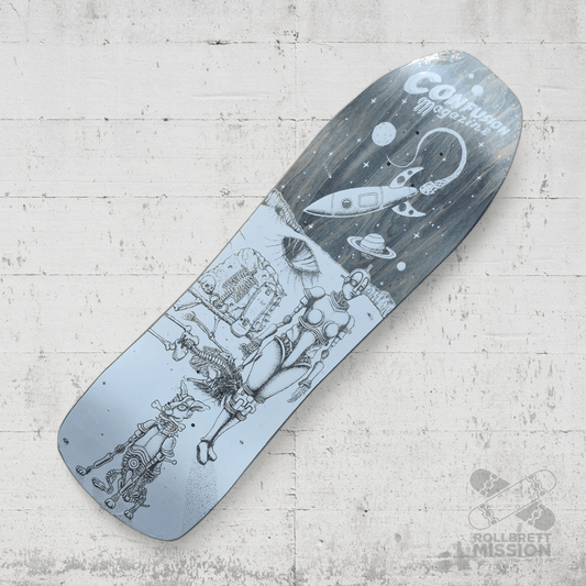 Confusion Dystopia Skull Shaped 9.25 Deck - Skateboard - Decks - Rollbrett Mission