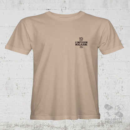 Confusion Magazine T-Shirt Bass Bite sand - Rollbrett Mission