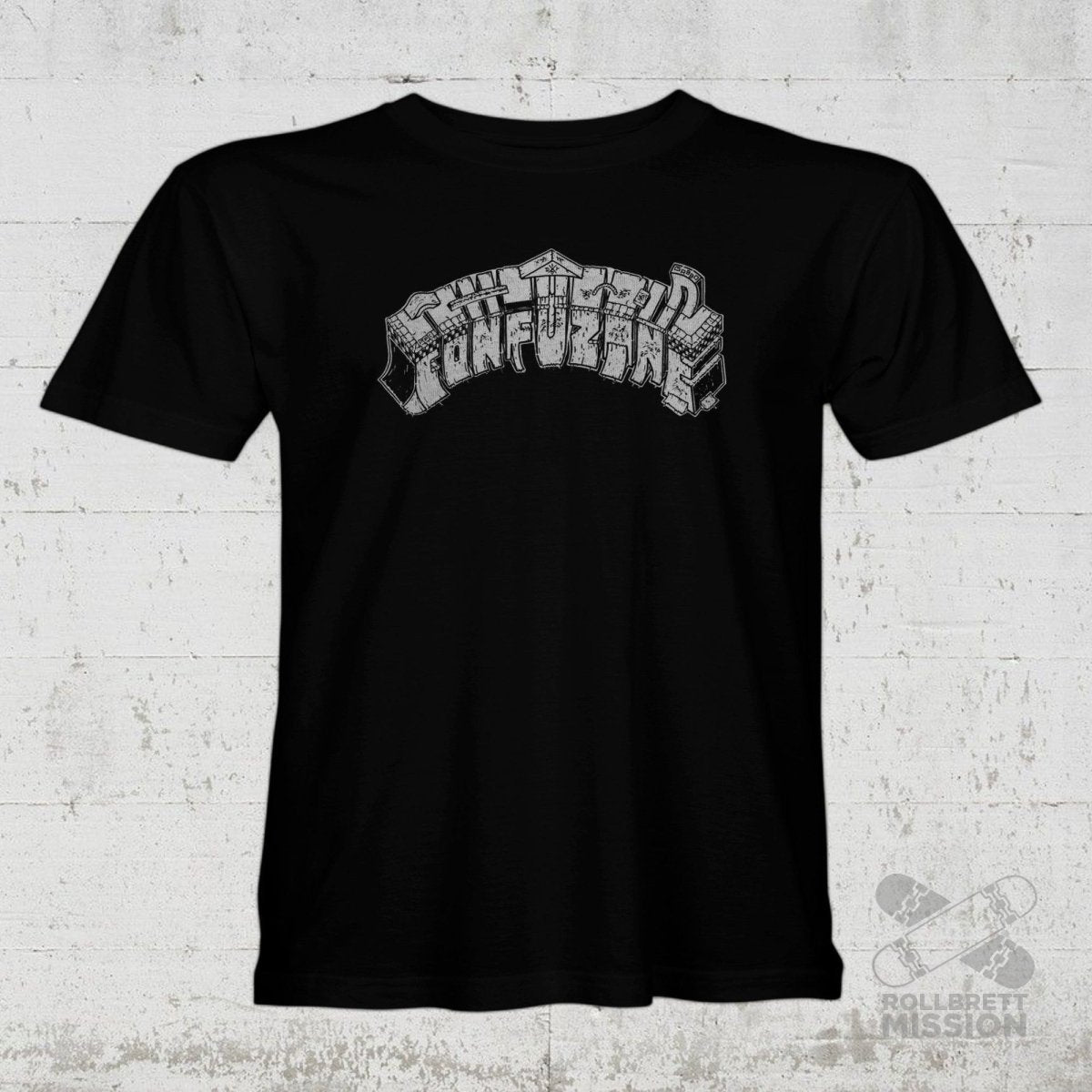 Confusion Magazine T-Shirt Confuzine ¿? DIY ramps black - Rollbrett Mission