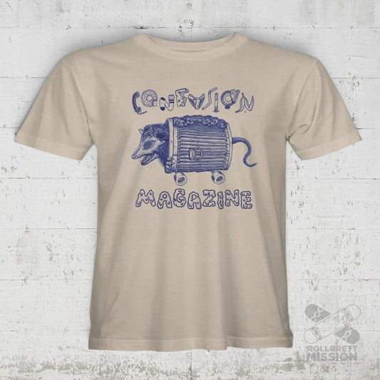 Confusion Magazine T-Shirt Opossum sand - Rollbrett Mission