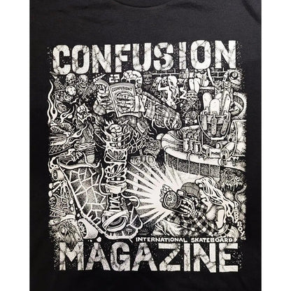 Confusion Magazine T-Shirt Pool black - Rollbrett Mission