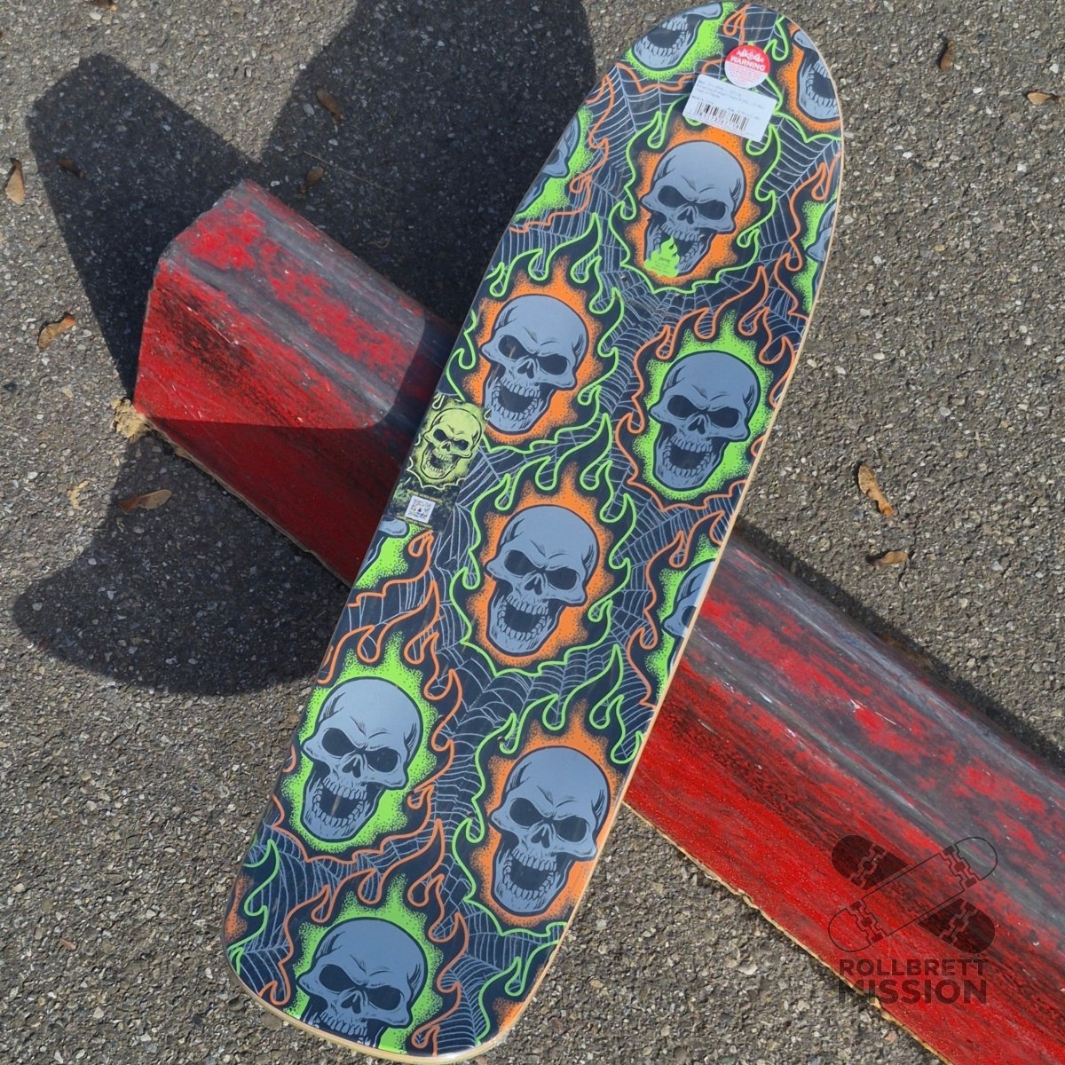 Creature Bonehead Webbed Shaped 9.0 Deck - Skateboard-Decks - Rollbrett Mission