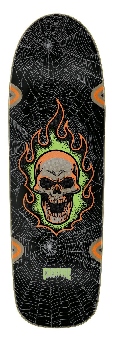 Creature Bonehead Webbed Shaped 9.0 Deck - Skateboard-Decks - Rollbrett Mission