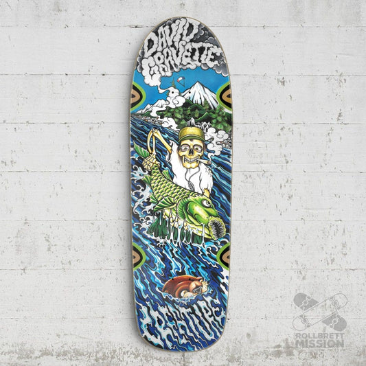 Creature Gravette Hippie Falls Shaped 9.0 Deck - Skateboard-Decks - Rollbrett Mission
