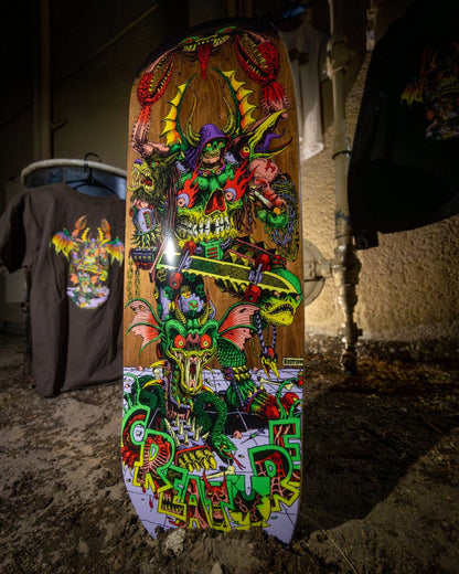 Creature Hallucination Beast Creature Shaped 9.55 Deck - Skateboard-Decks - Rollbrett Mission