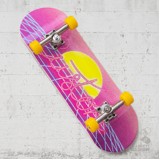 Custom Fingerboard Complete 30mm Start Retro - Fingerboard - Rollbrett Mission