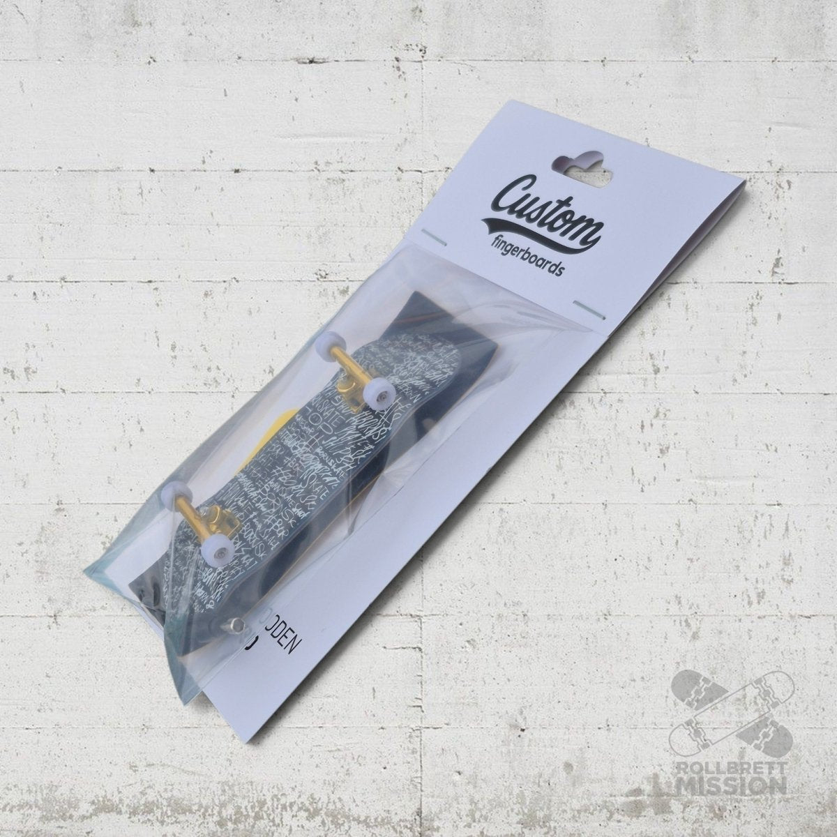 Custom Fingerboard Complete Pro Born Words 34mm - Fingerboard - Rollbrett Mission