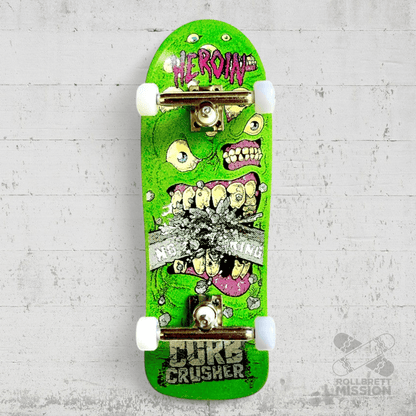 Custom Fingerboard Complete Pro Heroin Curb Crusher Chomp - Fingerboard - Rollbrett Mission