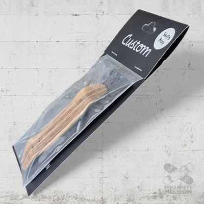 Custom Fingerboard Deck Boxy Shape 34mm golden brown - Fingerboard - Rollbrett Mission