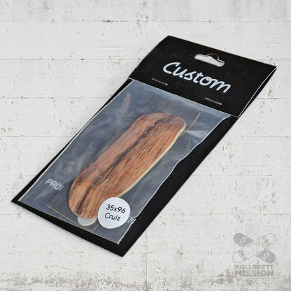 Custom Fingerboard Deck Cruzer dark brown - Fingerboard - Rollbrett Mission
