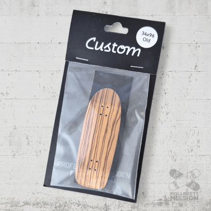 Custom Fingerboard Deck Old School golden brown - Fingerboard - Rollbrett Mission