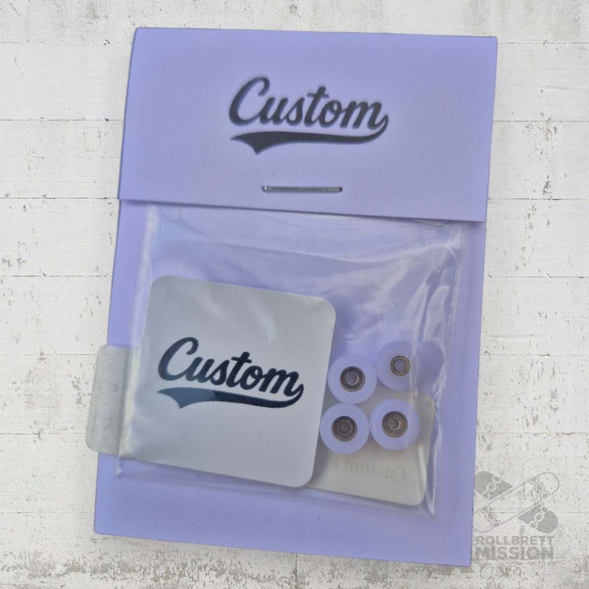 Custom Fingerboard Wheels white - Fingerboard - Rollbrett Mission