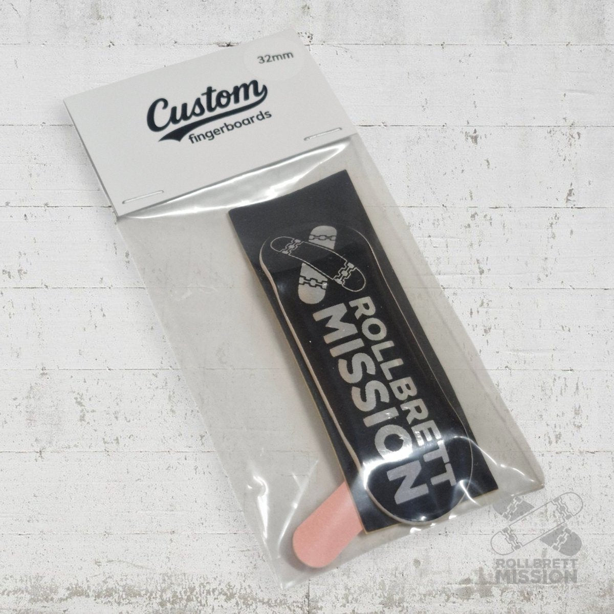 Custom x Rollbrett Mission Fingerboard Deck Classic 32mm - Fingerboard - Rollbrett Mission