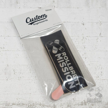 Custom x Rollbrett Mission Fingerboard Deck Classic 32mm - Fingerboard - Rollbrett Mission
