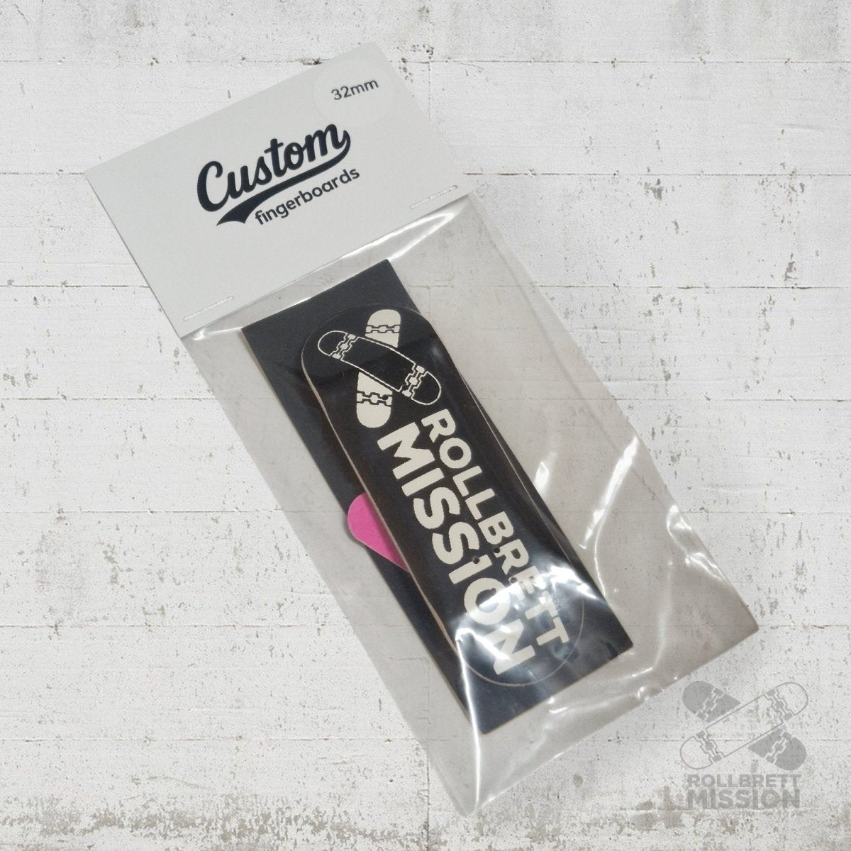 Custom x Rollbrett Mission Fingerboard Deck Classic 32mm - Fingerboard - Rollbrett Mission