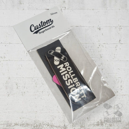 Custom x Rollbrett Mission Fingerboard Deck Classic 32mm - Fingerboard - Rollbrett Mission