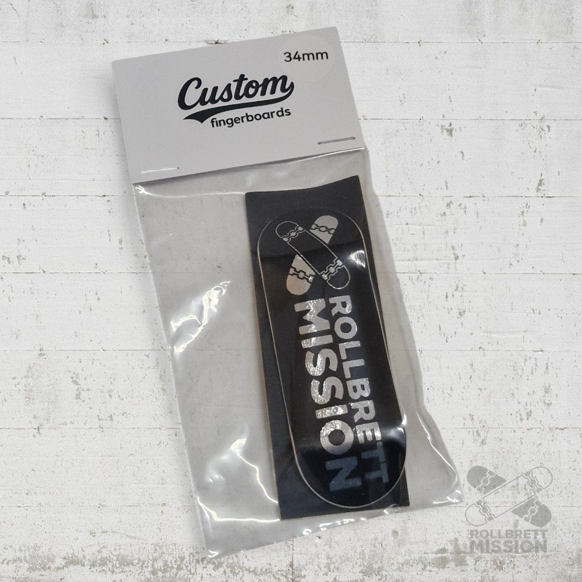 Custom x Rollbrett Mission Fingerboard Deck Classic 34mm - Fingerboard - Rollbrett Mission