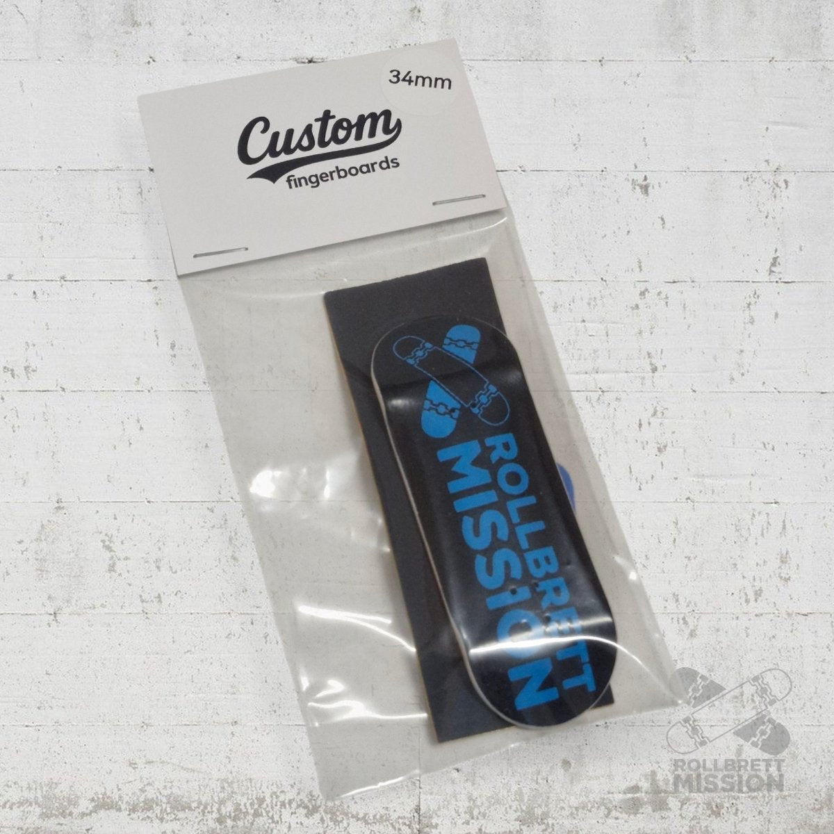 Custom x Rollbrett Mission Fingerboard Deck Classic 34mm - Fingerboard - Rollbrett Mission