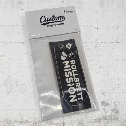 Custom x Rollbrett Mission Fingerboard Deck Classic 34mm - Fingerboard - Rollbrett Mission