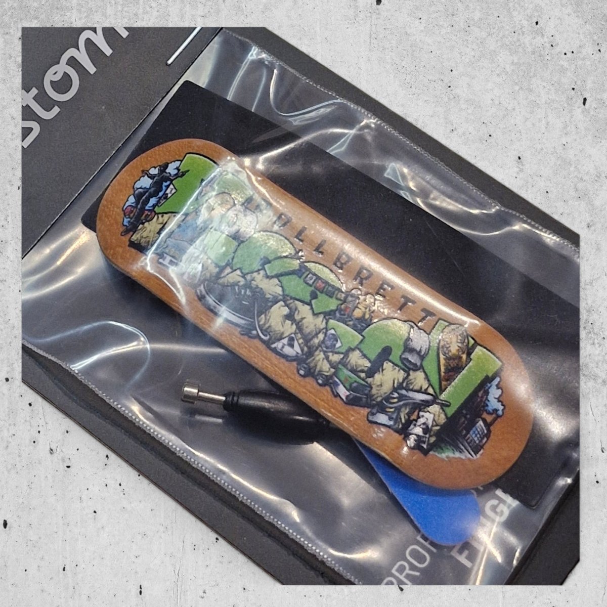 Custom x Rollbrett Mission Fingerboard Deck Shop Spirit 32mm - Fingerboard - Rollbrett Mission