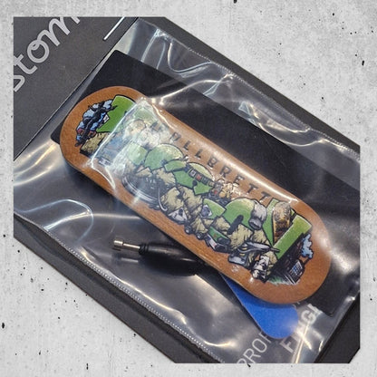 Custom x Rollbrett Mission Fingerboard Deck Shop Spirit 32mm - Fingerboard - Rollbrett Mission