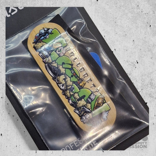 Custom x Rollbrett Mission Fingerboard Deck Shop Spirit 32mm - Fingerboard - Rollbrett Mission