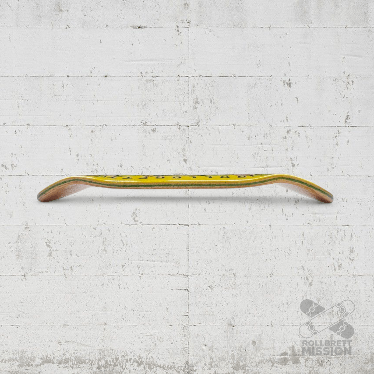 Custom x Rollbrett Mission Fingerboard Deck Shop Spirit 34mm Boxy Shape - Fingerboard - Rollbrett Mission