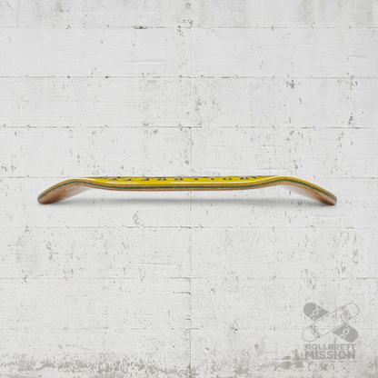 Custom x Rollbrett Mission Fingerboard Deck Shop Spirit 34mm Boxy Shape - Fingerboard - Rollbrett Mission