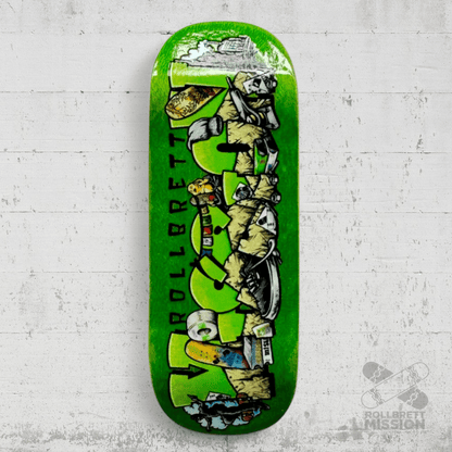 Custom x Rollbrett Mission Fingerboard Deck Shop Spirit 34mm Boxy Shape - Fingerboard - Rollbrett Mission