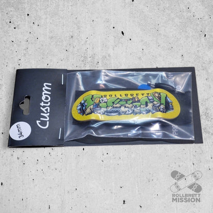 Custom x Rollbrett Mission Fingerboard Deck Shop Spirit 34mm - Fingerboard - Rollbrett Mission