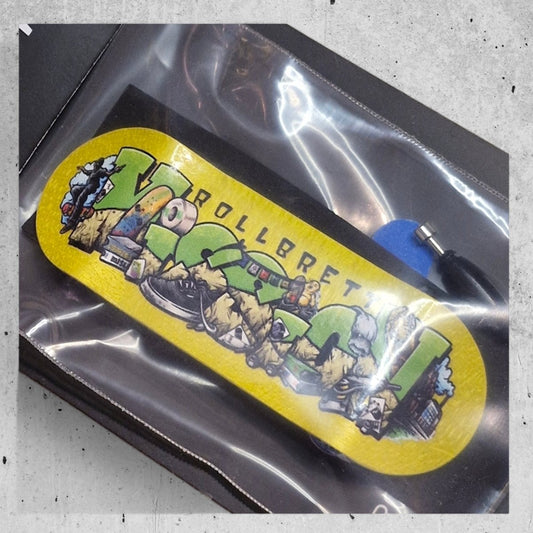 Custom x Rollbrett Mission Fingerboard Deck Shop Spirit 34mm - Fingerboard - Rollbrett Mission