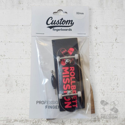 Custom x Rollbrett Mission Fingerboard Pro Complete Classic Logo 32mm - Fingerboard - Rollbrett Mission