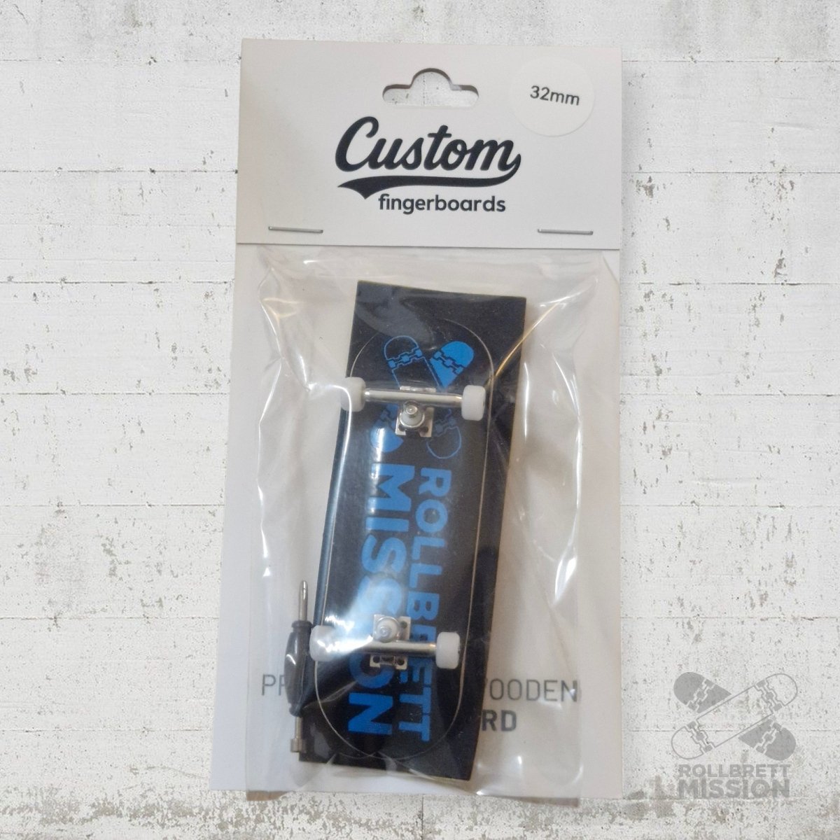 Custom x Rollbrett Mission Fingerboard Pro Complete Classic Logo 32mm - Fingerboard - Rollbrett Mission