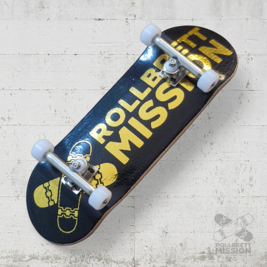 Custom x Rollbrett Mission Fingerboard Pro Complete Classic Logo 32mm - Fingerboard - Rollbrett Mission