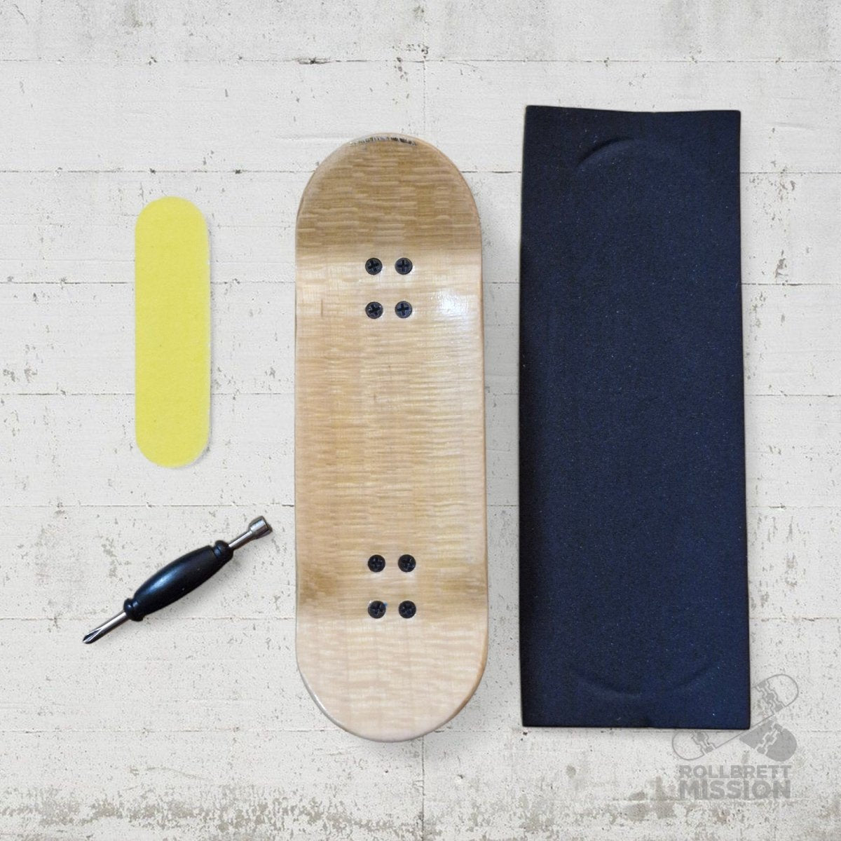 Custom x Rollbrett Mission Fingerboard Pro Complete Classic Logo 32mm - Fingerboard - Rollbrett Mission