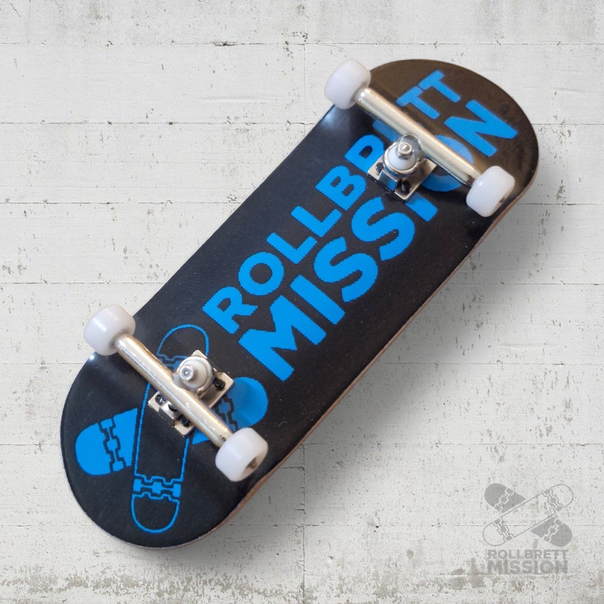 Custom x Rollbrett Mission Fingerboard Pro Complete Classic Logo 34mm - Fingerboard - Rollbrett Mission
