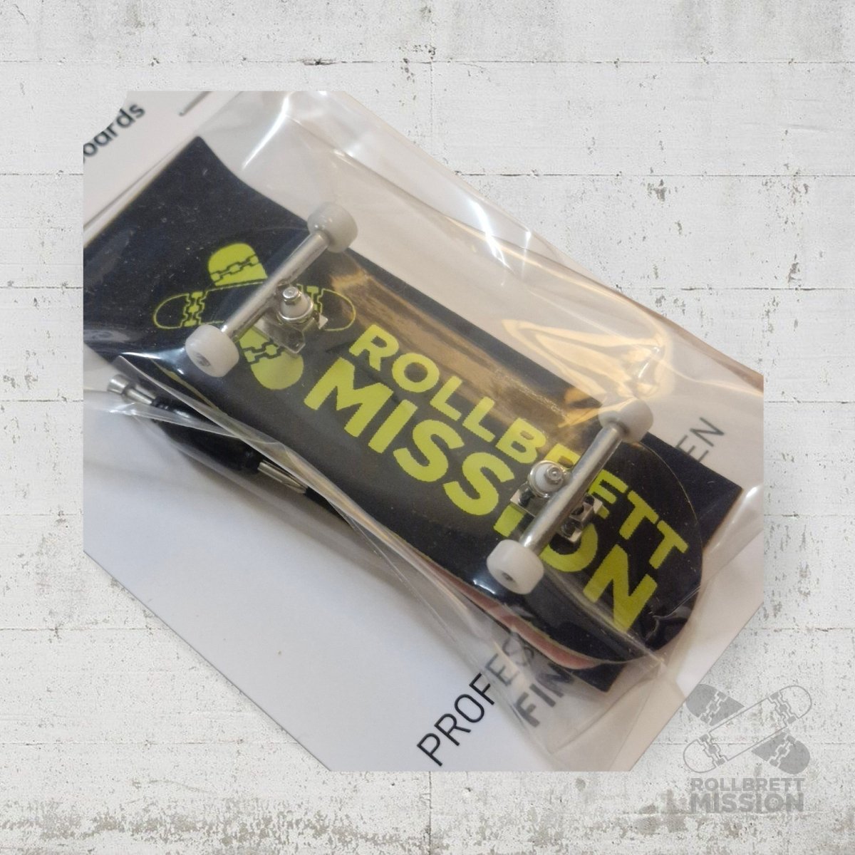 Custom x Rollbrett Mission Fingerboard Pro Complete Classic Logo 34mm - Fingerboard - Rollbrett Mission