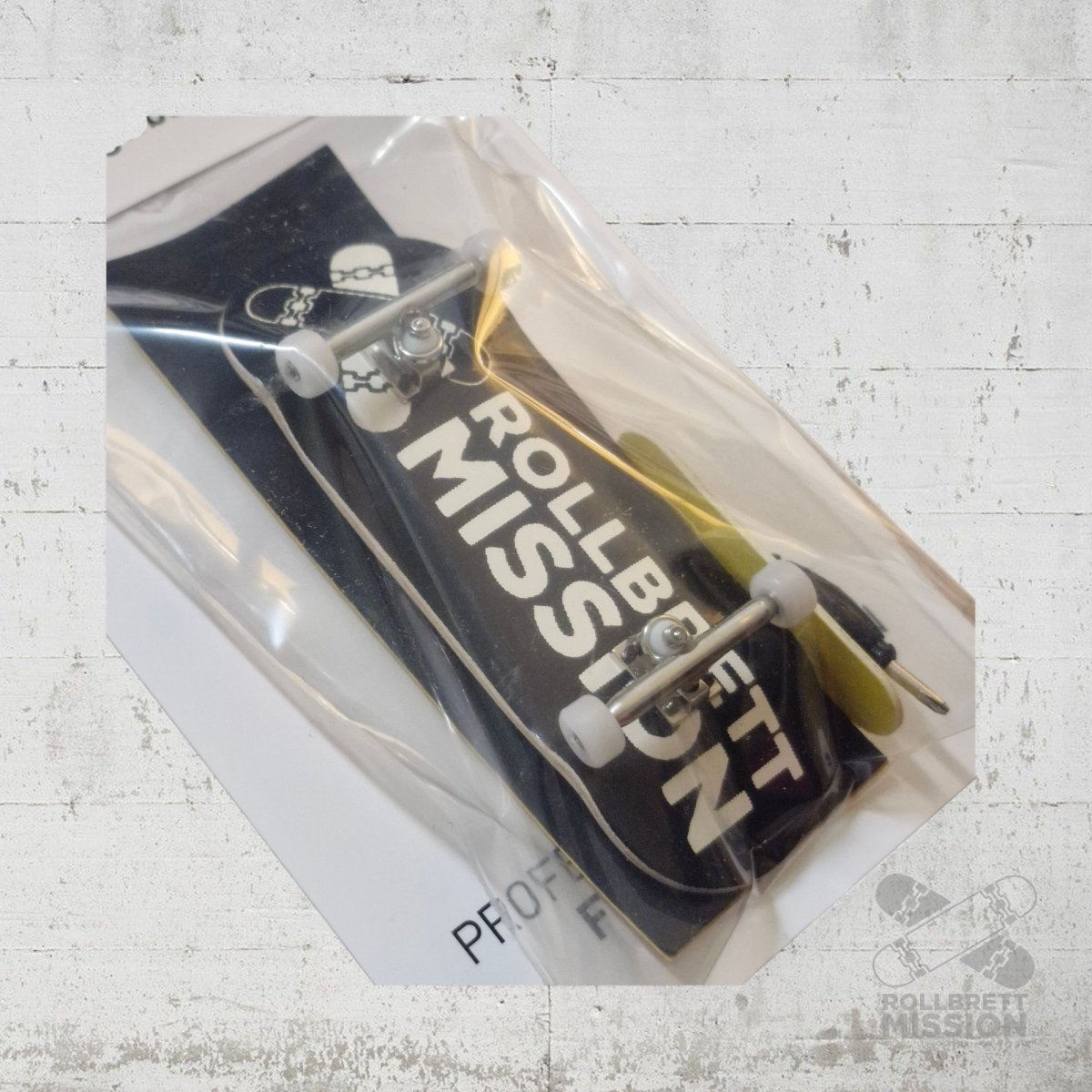 Custom x Rollbrett Mission Fingerboard Pro Complete Classic Logo 34mm - Fingerboard - Rollbrett Mission