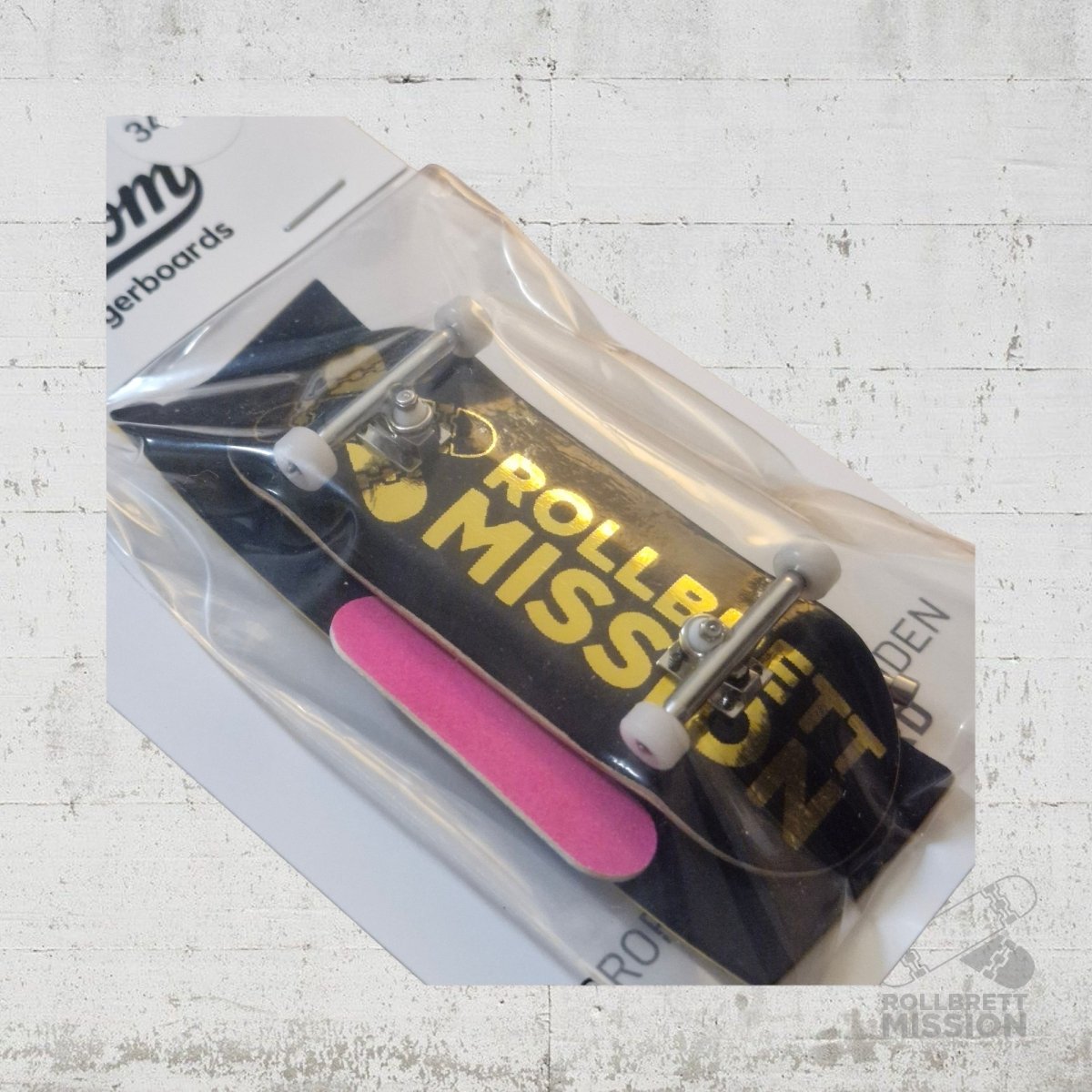 Custom x Rollbrett Mission Fingerboard Pro Complete Classic Logo 34mm - Fingerboard - Rollbrett Mission