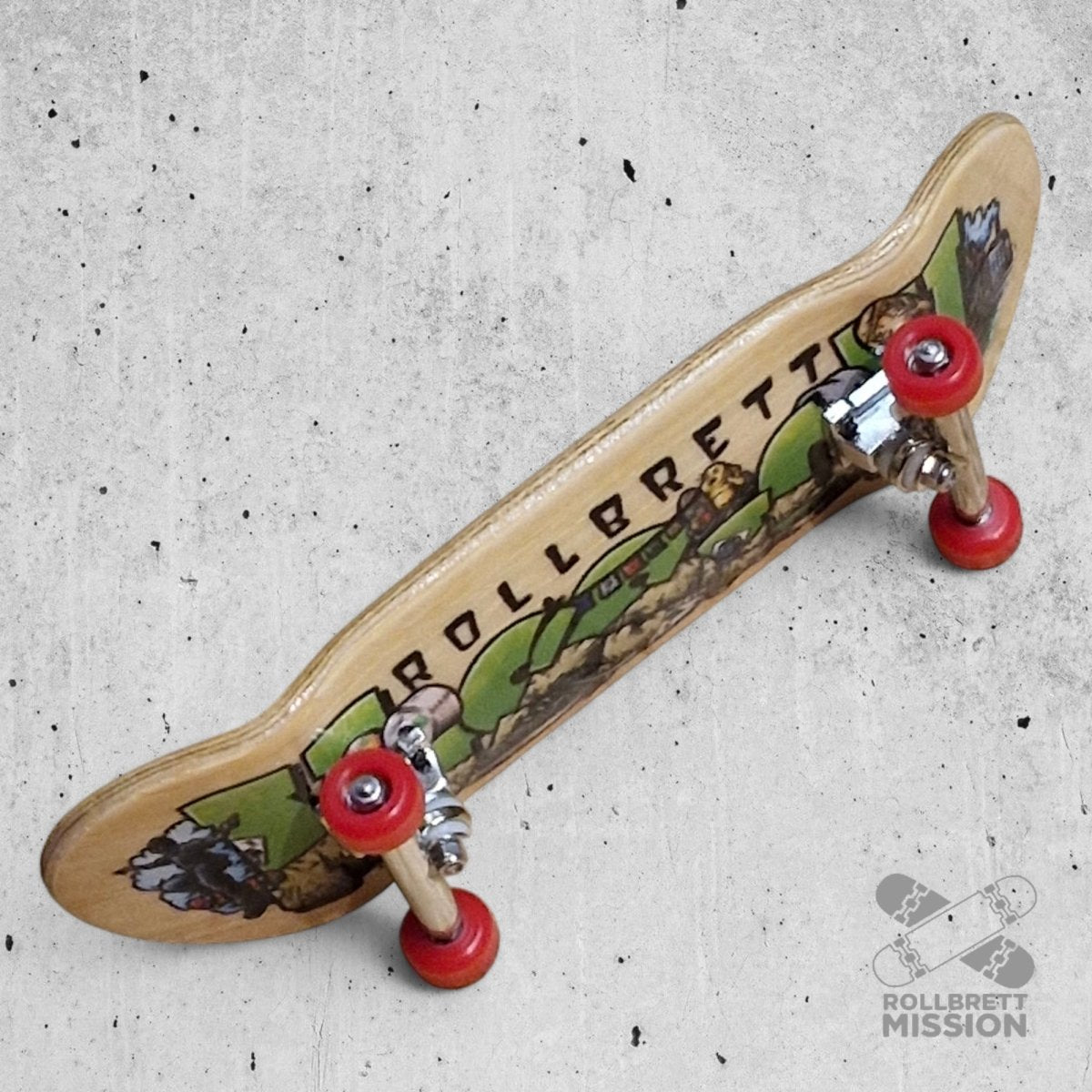 Custom x Rollbrett Mission Fingerboard Pro Complete Shop Spirit 32mm - Fingerboard - Rollbrett Mission