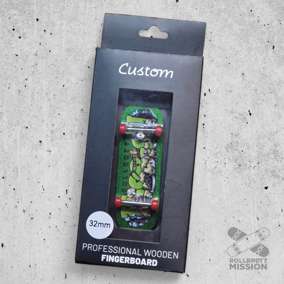 Custom x Rollbrett Mission Fingerboard Pro Complete Shop Spirit 32mm - Fingerboard - Rollbrett Mission
