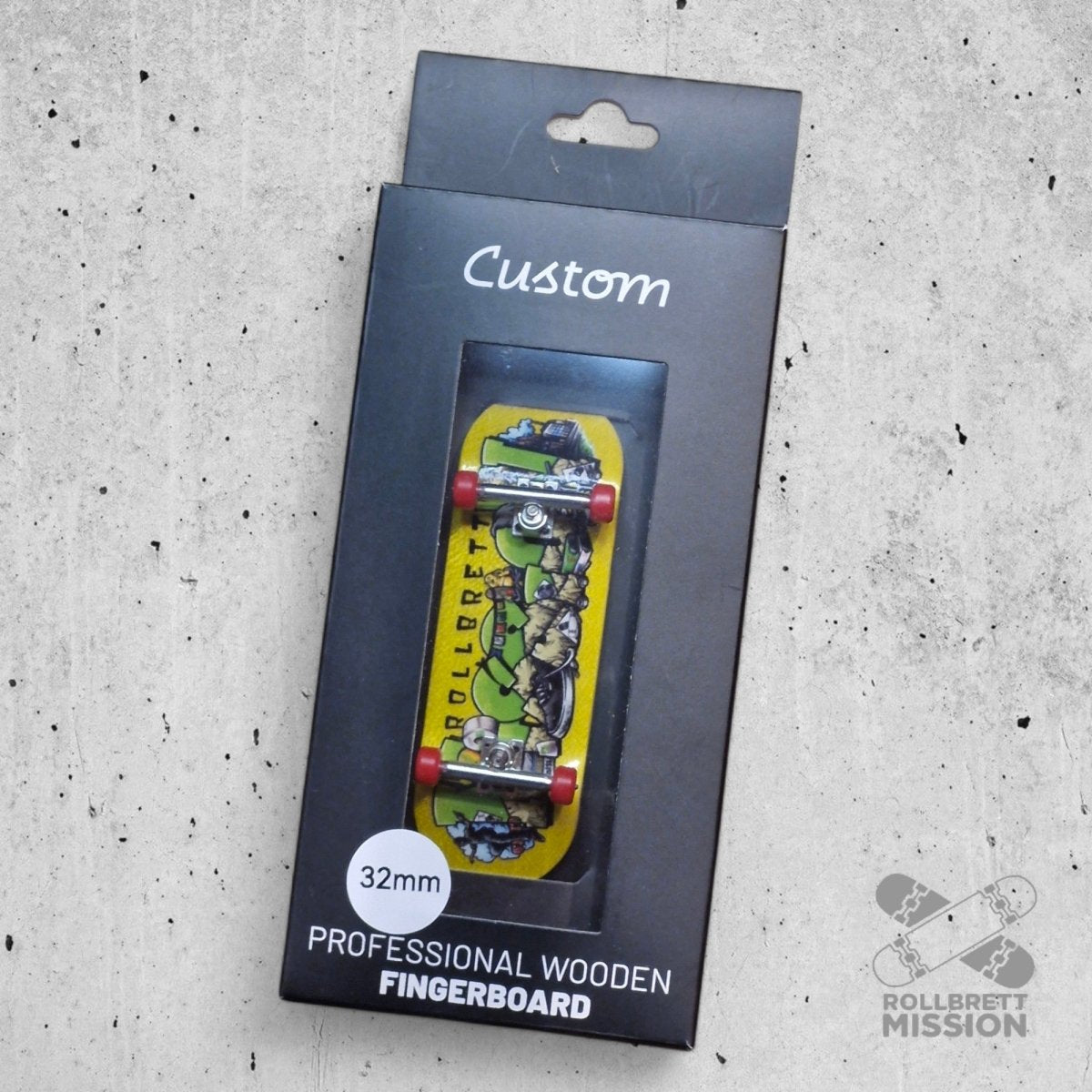 Custom x Rollbrett Mission Fingerboard Pro Complete Shop Spirit 32mm - Fingerboard - Rollbrett Mission