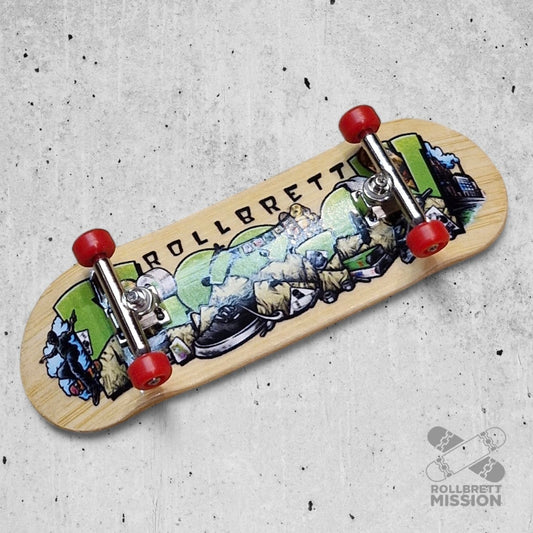 Custom x Rollbrett Mission Fingerboard Pro Complete Shop Spirit 32mm - Fingerboard - Rollbrett Mission